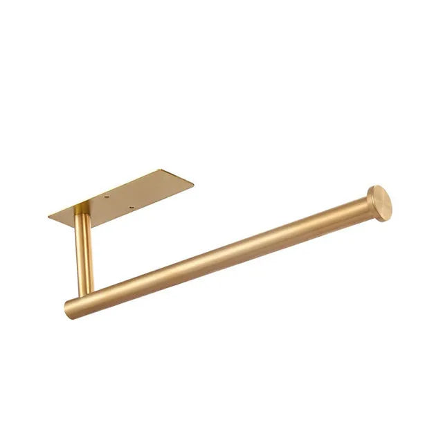 Punch-Free Paper Towel Holder – Under Cabinet Kitchen Roll Holder for Tissue, Foil & Wrap Storage