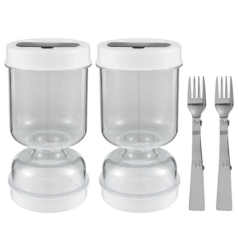 Hourglass Pickle Jar – Leakproof Dry & Wet Separator Dispenser for Pickles, Olives, and Food Storage
