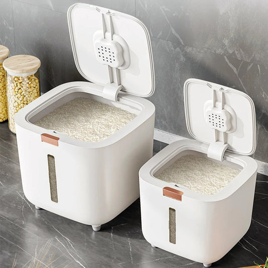 Insect & Moisture-Proof Rice Storage Box – Sealed Grain Container with Lid, 5KG/10KG Capacity