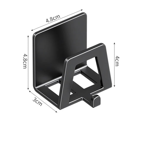 Stainless Steel Self-Adhesive Sponge Holder – Sink Rack & Organizer for Kitchen Sponges and Drain Accessories