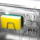 Stainless Steel Self-Adhesive Sponge Holder – Sink Rack & Organizer for Kitchen Sponges and Drain Accessories