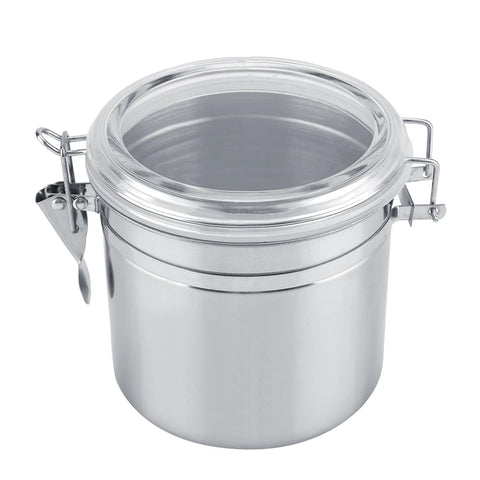 Stainless Steel Vacuum-Sealed Coffee Container – Airtight Storage Jar for Coffee Beans & Grounds, 800–1800ml Options