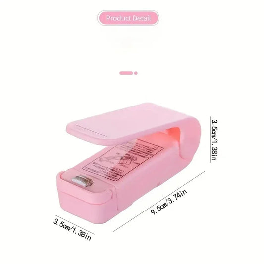 Mini Heat Bag Sealer – Portable Plastic Food Bag Sealing Machine for Snack & Package Closure