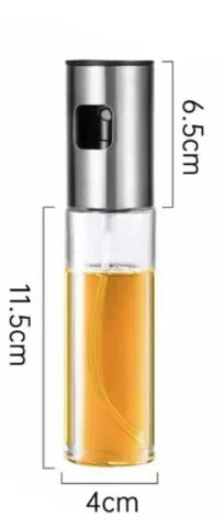 100ml 304 Stainless Steel Olive Oil Spray Bottle – BBQ & Kitchen Oil/Vinegar Dispenser with Fine Mist Diffuser