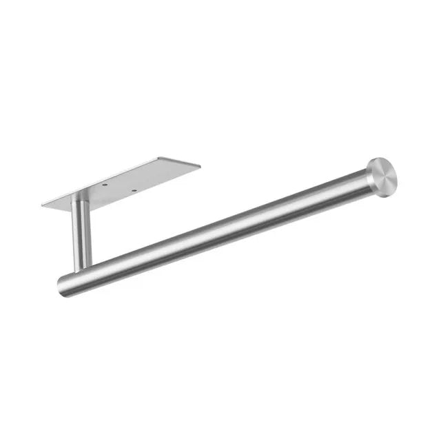 Punch-Free Paper Towel Holder – Under Cabinet Kitchen Roll Holder for Tissue, Foil & Wrap Storage