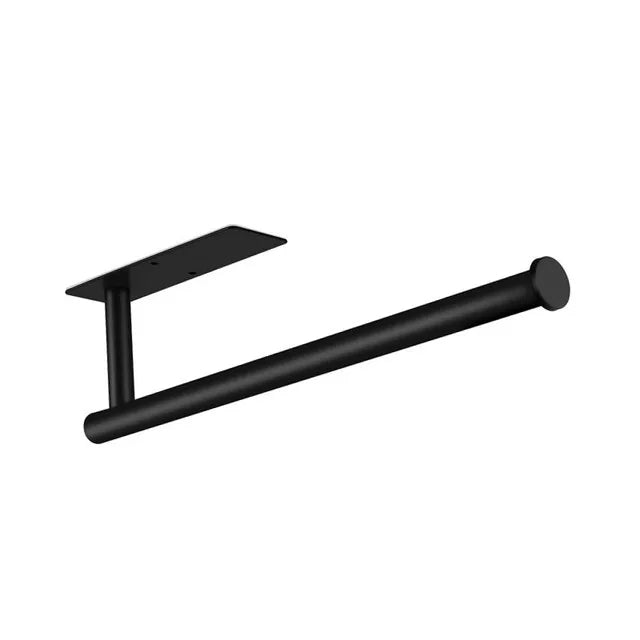 Punch-Free Paper Towel Holder – Under Cabinet Kitchen Roll Holder for Tissue, Foil & Wrap Storage