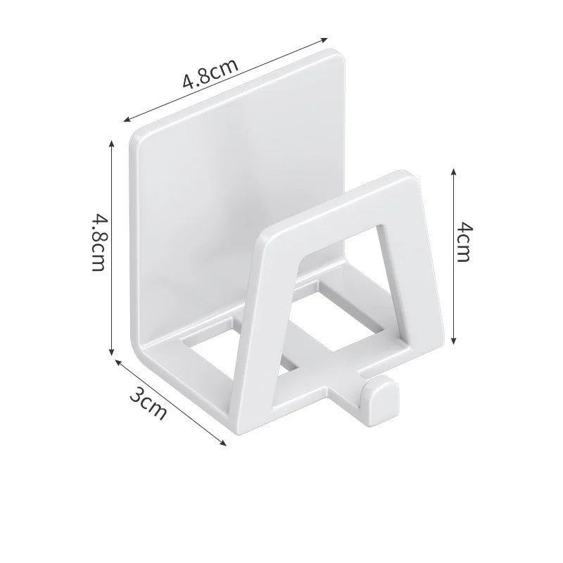 Stainless Steel Self-Adhesive Sponge Holder – Sink Rack & Organizer for Kitchen Sponges and Drain Accessories