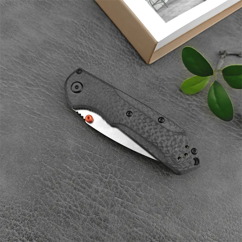 Mini Freek 565-1 EDC Pocket Folding Knife with Black Carbon Fiber Handle For outdoor hunting knives Kemp Knives™