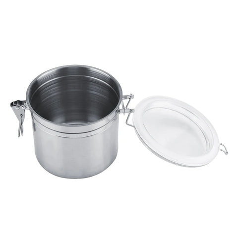 Stainless Steel Vacuum-Sealed Coffee Container – Airtight Storage Jar for Coffee Beans & Grounds, 800–1800ml Options