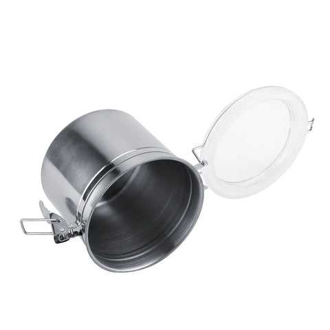 Stainless Steel Vacuum-Sealed Coffee Container – Airtight Storage Jar for Coffee Beans & Grounds, 800–1800ml Options