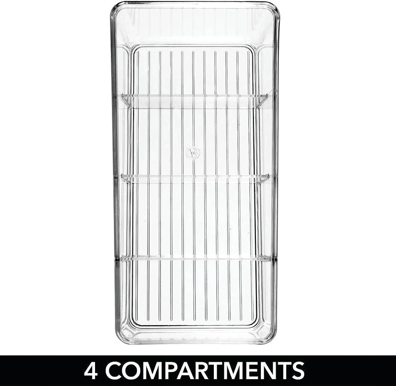 4-Layer Transparent Food Storage Organizer – Multi-Purpose Kitchen, Pantry & Desktop Container Box