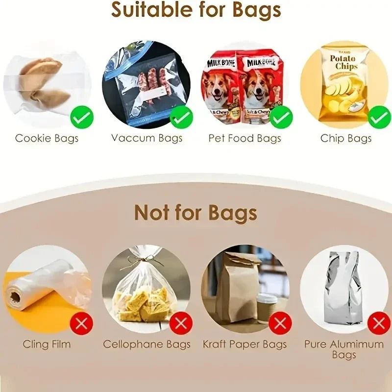 Mini Heat Bag Sealer – Portable Plastic Food Bag Sealing Machine for Snack & Package Closure