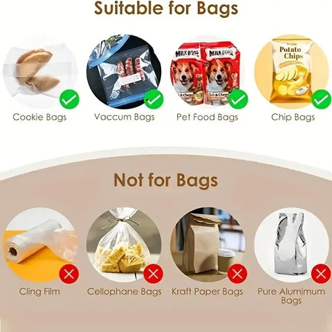Mini Heat Bag Sealer – Portable Plastic Food Bag Sealing Machine for Snack & Package Closure