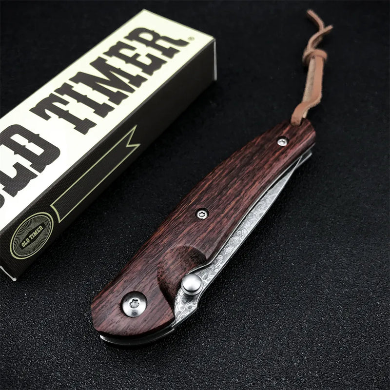 Kemp Knives™  Tactical Wood Handle 8CR13MOV for hunting outdoor knives