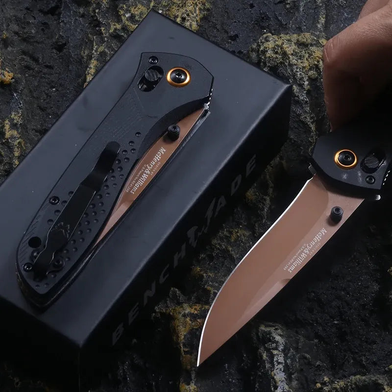 BM 710FE-2401  CPM-MagnaCut - Flat Earth PVD for hunting outdoor