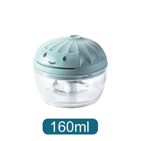Manual Garlic Chopper – 500ML/900ML Hand-Powered Food Mincer for Garlic, Vegetables, Meat & More