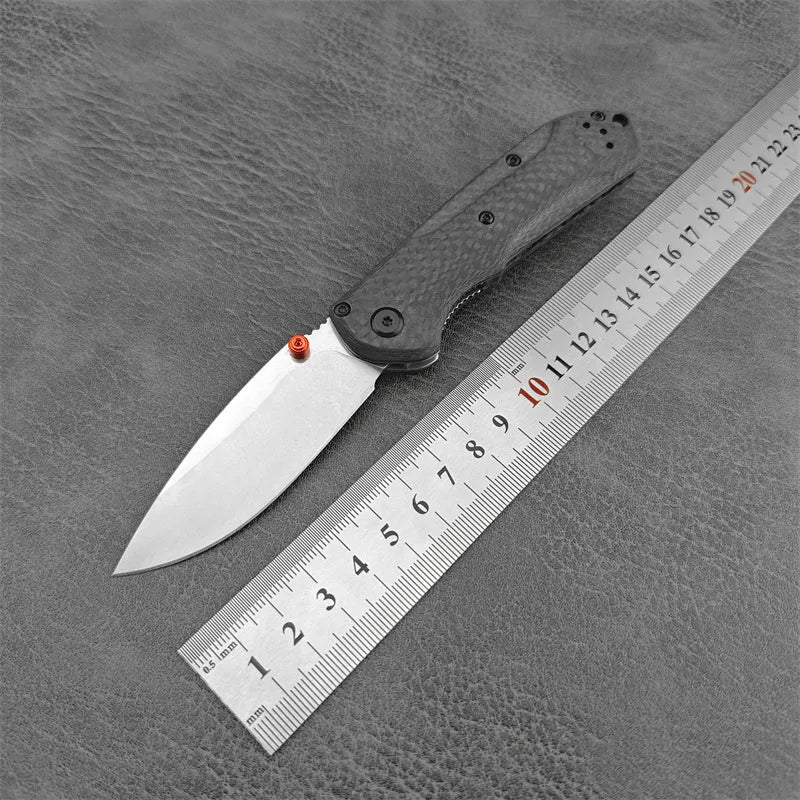 Mini Freek 565-1 EDC Pocket Folding Knife with Black Carbon Fiber Handle For outdoor hunting knives Kemp Knives™