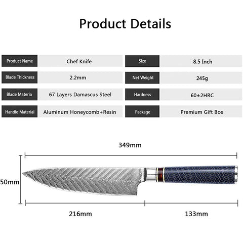 Professional Chef Knife - Multi-functional Outdoor Kitchen Knife
