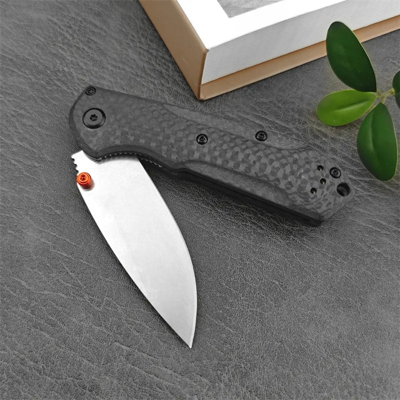 Mini Freek 565-1 EDC Pocket Folding Knife with Black Carbon Fiber Handle For outdoor hunting knives Kemp Knives™