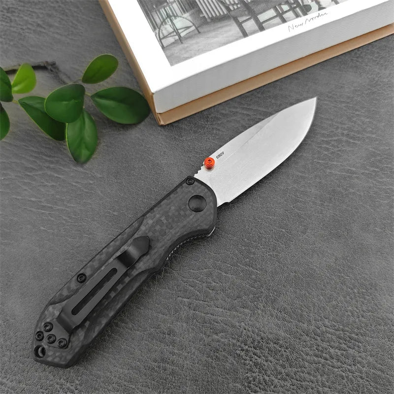 Mini Freek 565-1 EDC Pocket Folding Knife with Black Carbon Fiber Handle For outdoor hunting knives Kemp Knives™