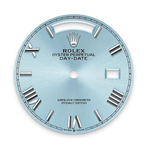 Day-Date 36 – 36 mm en Platine avec Cadran Bleu Glacier |
