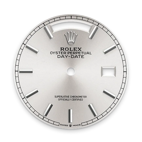 Day-Date 36 – 36 mm en Or Gris 18 ct | Élégance Discrète & Précision