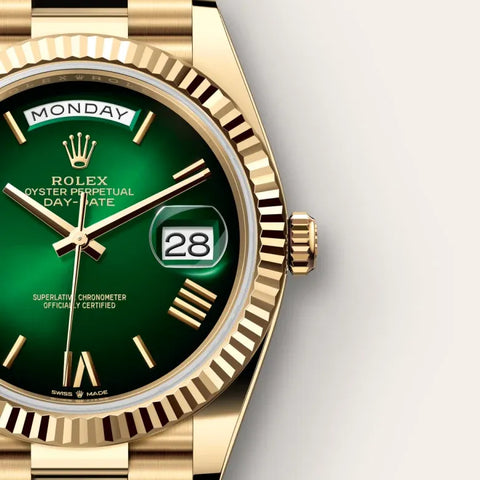 Day-Date 40 – 40 mm en Or Jaune 18 ct | L'Excellence Horlogère et l'Élégance Dorée