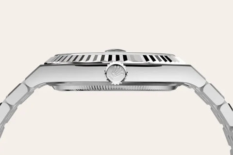 Land-Dweller 40 – 40 mm Rolesor Gris en Acier Oystersteel et Or Gris