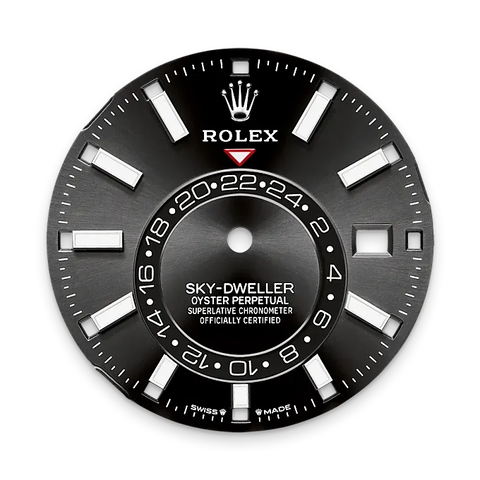 Sky-Dweller – 42 mm in 18 ct White Gold | Luxury Dual Time Zone Watch with Annual Calendar