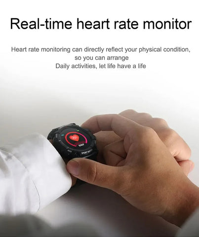FD68S Smart Watch for Men & Women – Touch Screen Fitness Tracker, Waterproof Bluetooth Sports Bracelet for Android