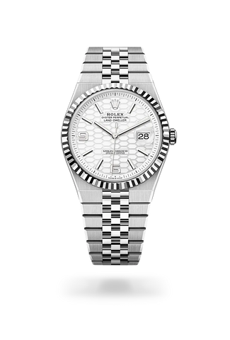 Land-Dweller 40 – 40 mm Rolesor Gris en Acier Oystersteel et Or Gris
