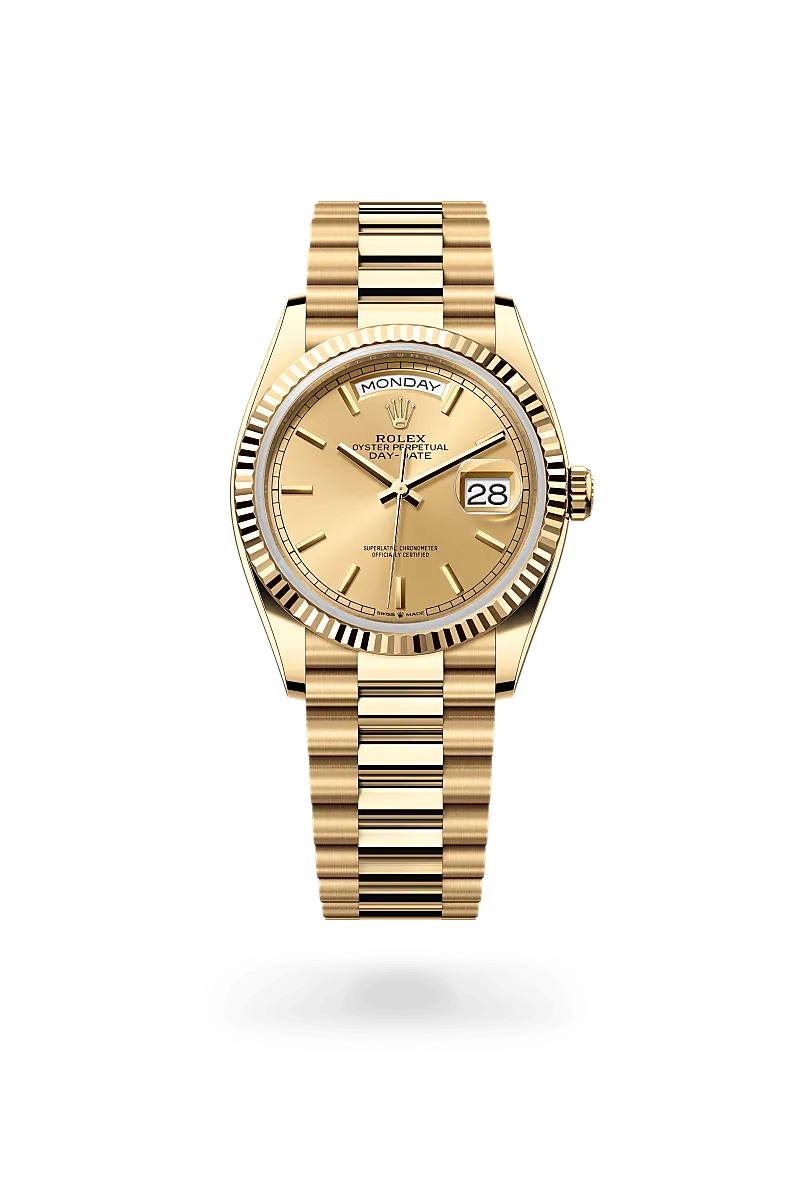 Day-Date 36 – 36 mm en Or Jaune 18 ct | Montre Présidentielle au Raffinement Intemporel