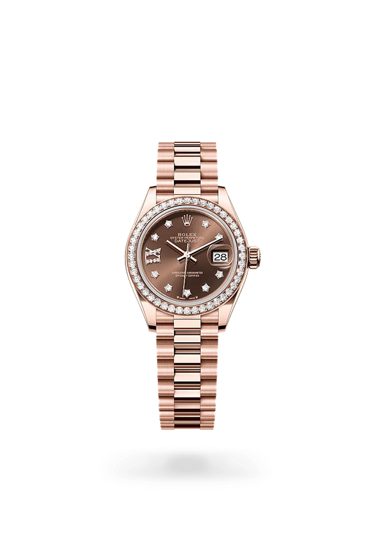 Lady-Datejust – 28 mm in 18 ct Everose Gold | Timeless Elegance in a Refined Classic