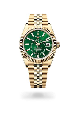 Sky-Dweller – 42 mm in 18 ct Yellow Gold | Prestige Travel Watch with Dual Time Zone & Annual Calendar
