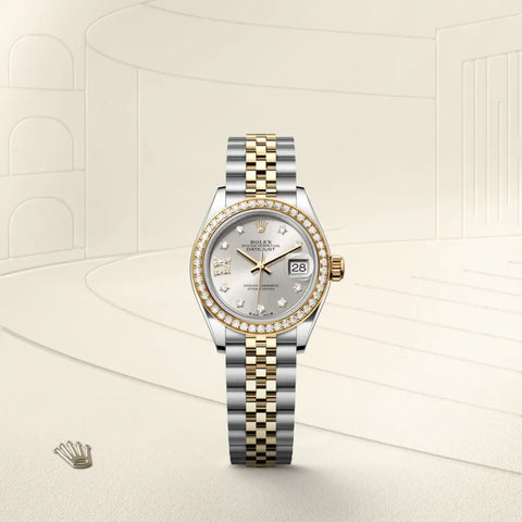 Lady-Datejust – 28 mm Yellow Rolesor | Timeless Elegance in Oystersteel & 18 ct Yellow Gold