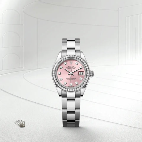 Lady-Datejust – 28 mm Grey Rolesor | Elegant Blend of Oystersteel and 18 ct White Gold