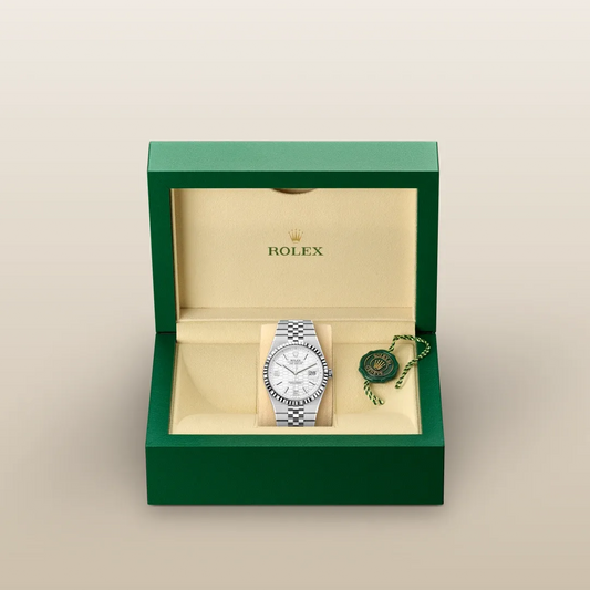 Land-Dweller 40 – 40 mm Rolesor Gris en Acier Oystersteel et Or Gris