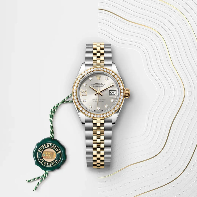 Lady-Datejust – 28 mm Yellow Rolesor | Timeless Elegance in Oystersteel & 18 ct Yellow Gold