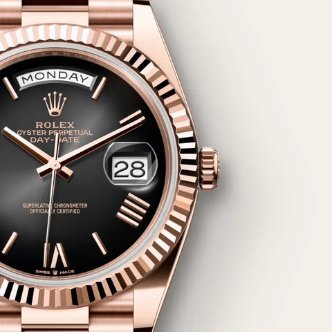 Day-Date 40 – 40 mm en Or Everose 18 ct | Élégance Suprême et Prestige Intemporel