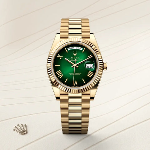 Day-Date 40 – 40 mm en Or Jaune 18 ct | L'Excellence Horlogère et l'Élégance Dorée