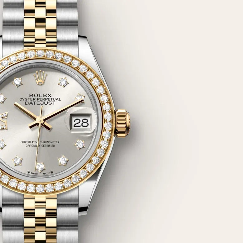Lady-Datejust – 28 mm Yellow Rolesor | Timeless Elegance in Oystersteel & 18 ct Yellow Gold
