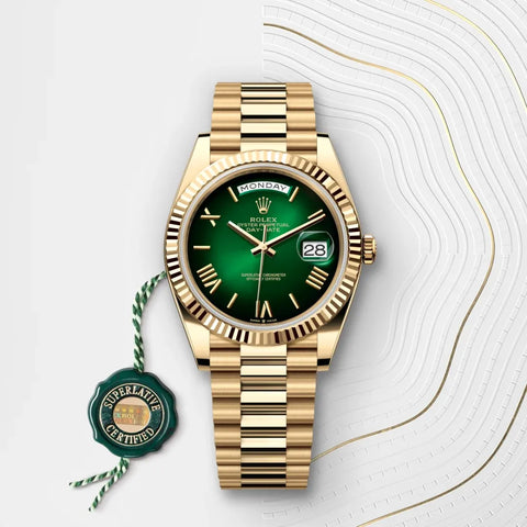 Day-Date 40 – 40 mm en Or Jaune 18 ct | L'Excellence Horlogère et l'Élégance Dorée