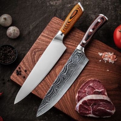 Professional Chef Knife Kitchen tool Meat Cleaver Forged 5CR15