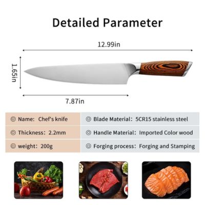 Professional Chef Knife Kitchen tool Meat Cleaver Forged 5CR15 - kemp knives™