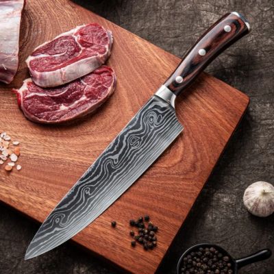Professional Chef Knife Kitchen tool Meat Cleaver Forged 5CR15