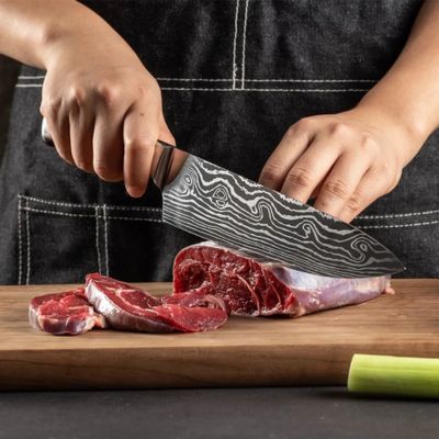 Professional Chef Knife Kitchen tool Meat Cleaver Forged 5CR15