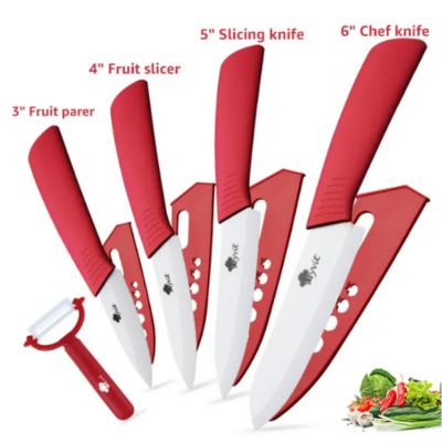 Professional Chef Knife Ceramic Set 3 4 5 6inch Anti-slip Handle - kemp knives™