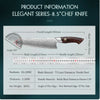 Professional Kitchen HEZHEN 8.3 Inches 73 Layers Damascus