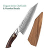 Professional Kitchen HEZHEN 8.3 Inches 73 Layers Damascus