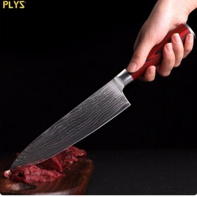 Professional Chef Knife PLYS-Damascus 8 Inch Kitchen - kemp knives™